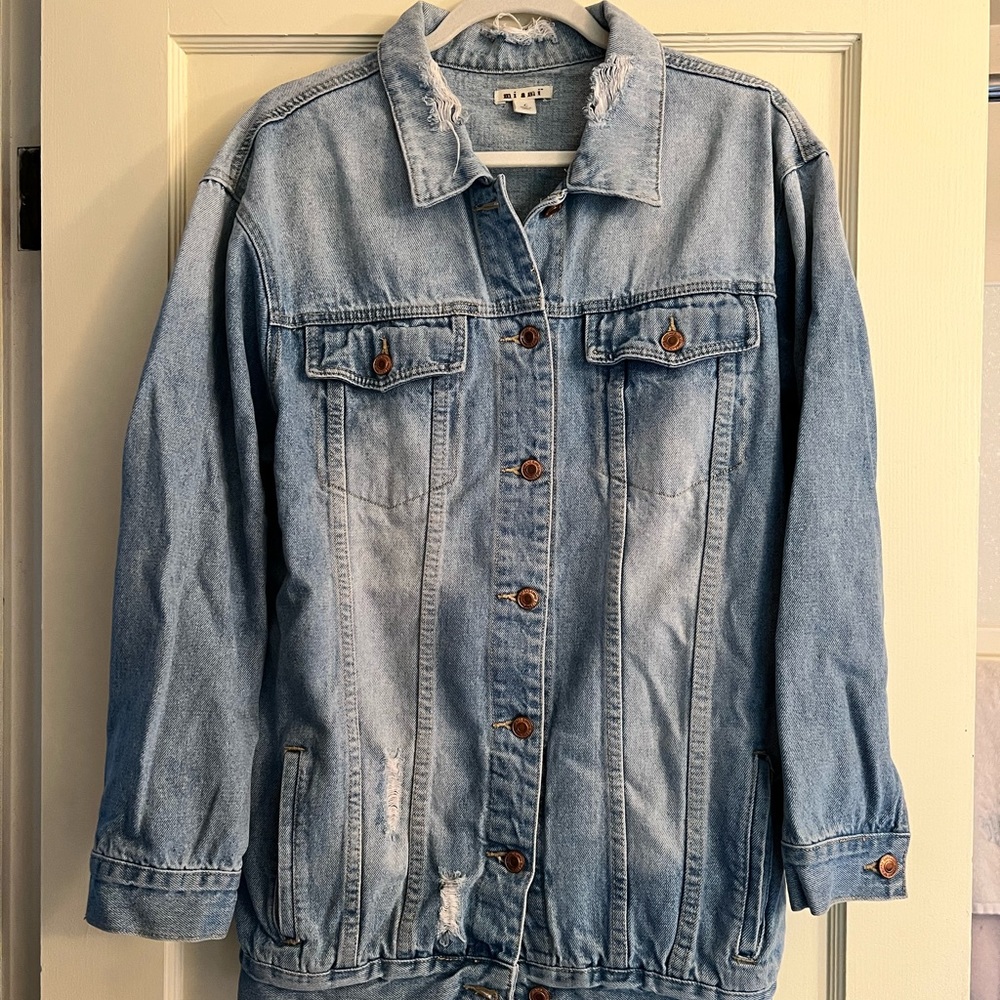 Distressed Jean Jacket